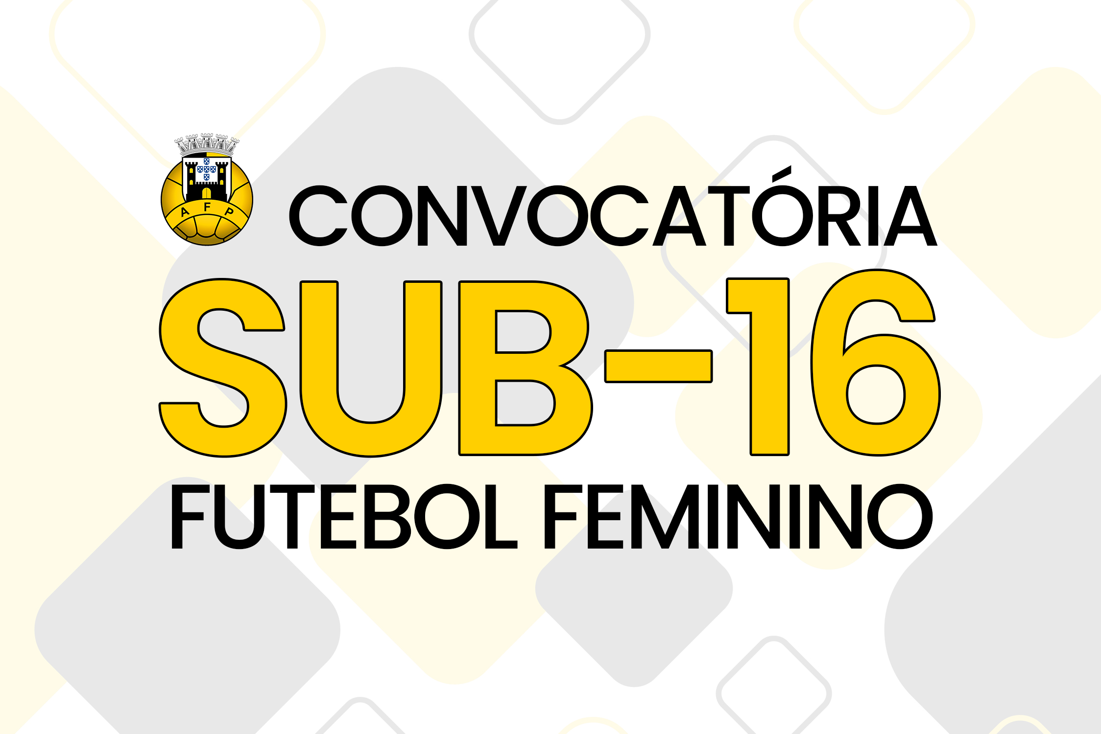 Seleção Distrital Sub-16 - Futebol Feminino - 6º Treino